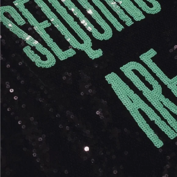 RARE Taylor Swift Sequins Are Forever T-Shirt Dress The Life Of A Showgirl NEW - Picture 3 of 7